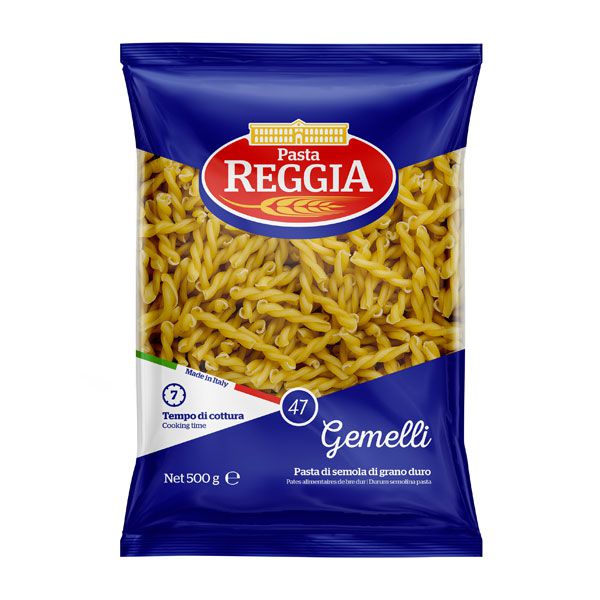Reggia  -  მაკარონი  -  "ჯემელი" (გრეხილი) 500გრ