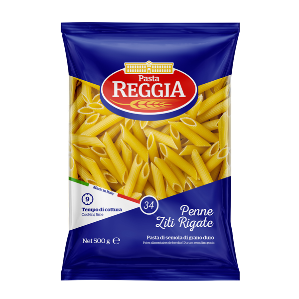 Reggia  -  მაკარონი  -  "პენეზიტი რიგატი" (კალმები ზოლიანი)