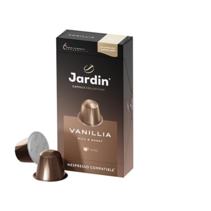 Jardin  - ყავის კაფსულა - vanilla 10*5გრ